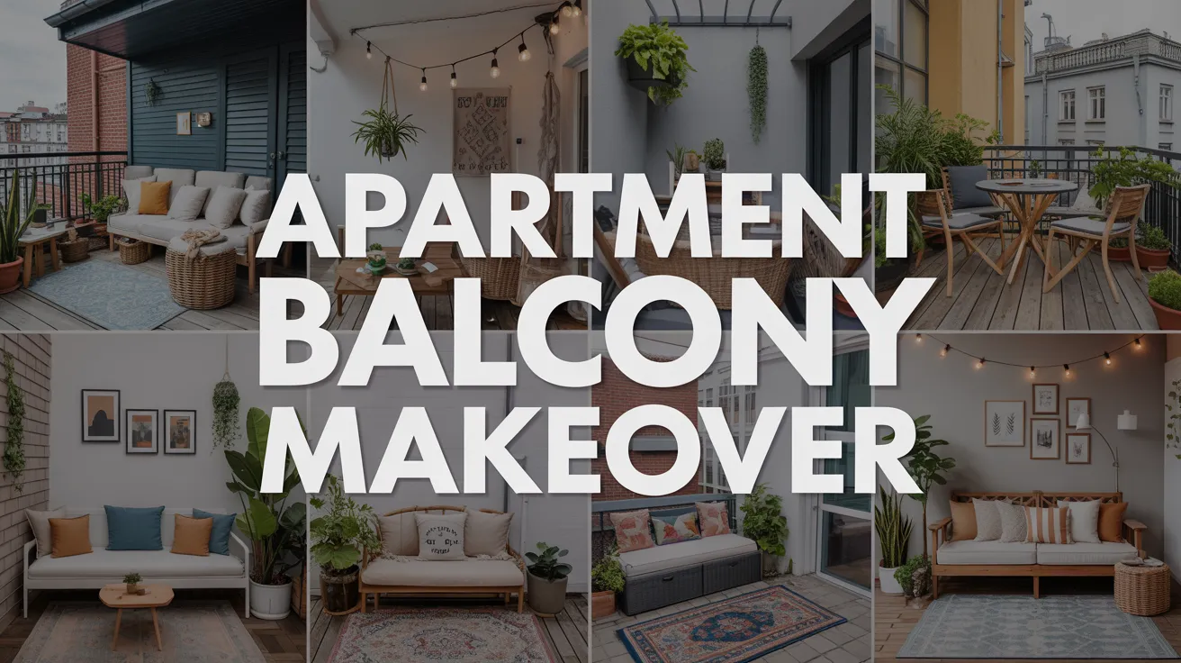 Apartment Balcony Makeover