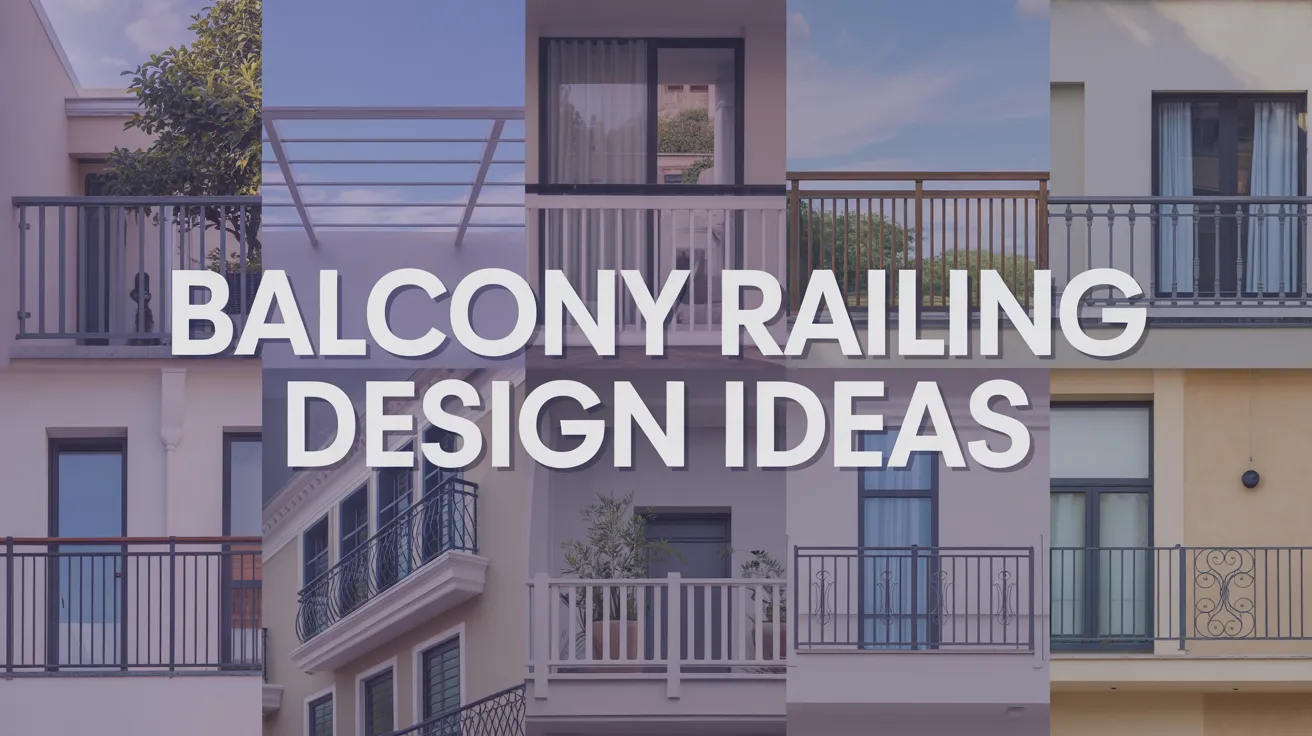 Balcony Railing Design Ideas
