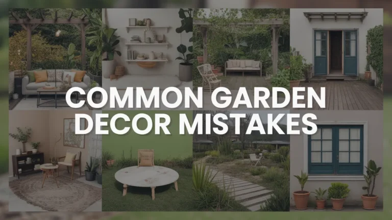Common Garden Decor Mistakes