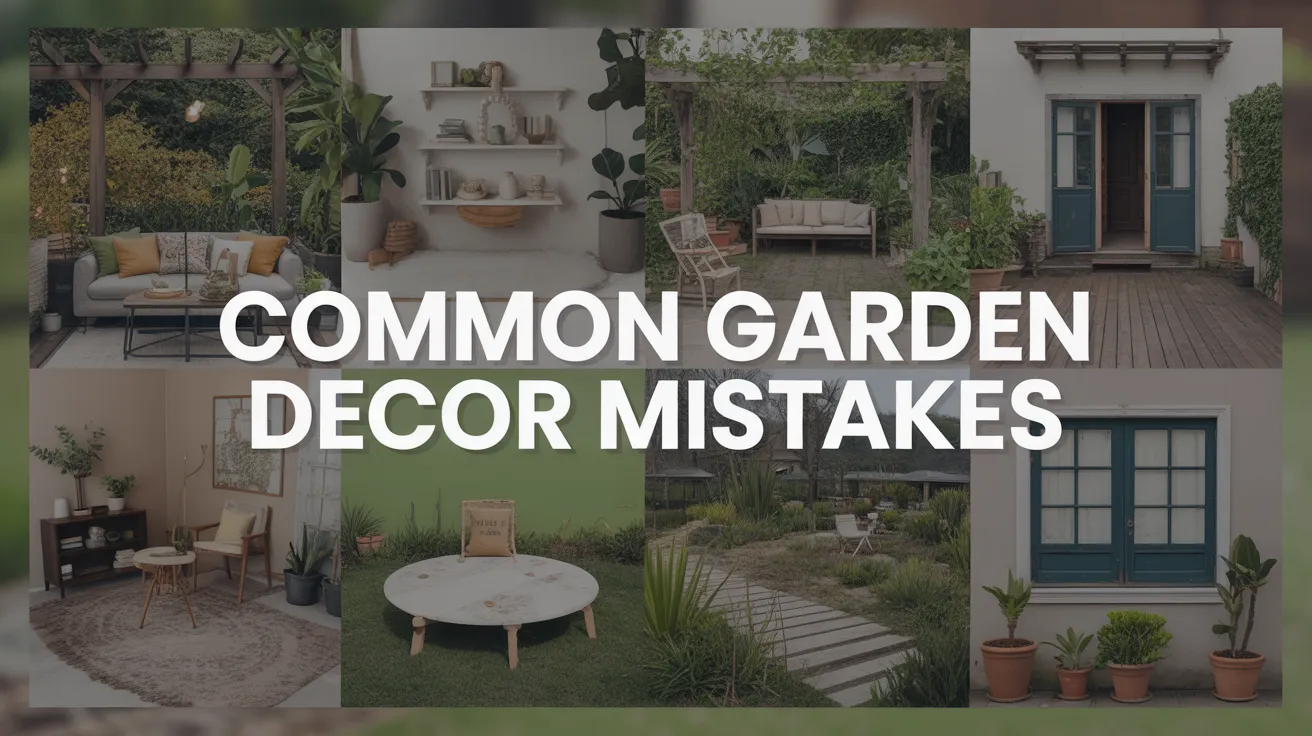 Common Garden Decor Mistakes