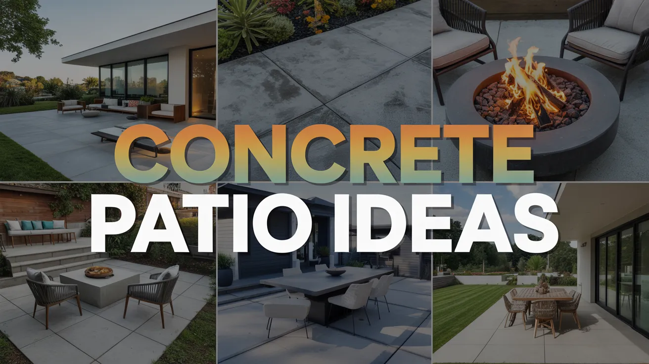 Concrete Patio Ideas