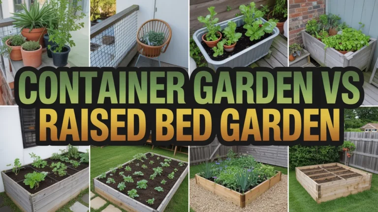 Container Garden vs Raised Bed Garden