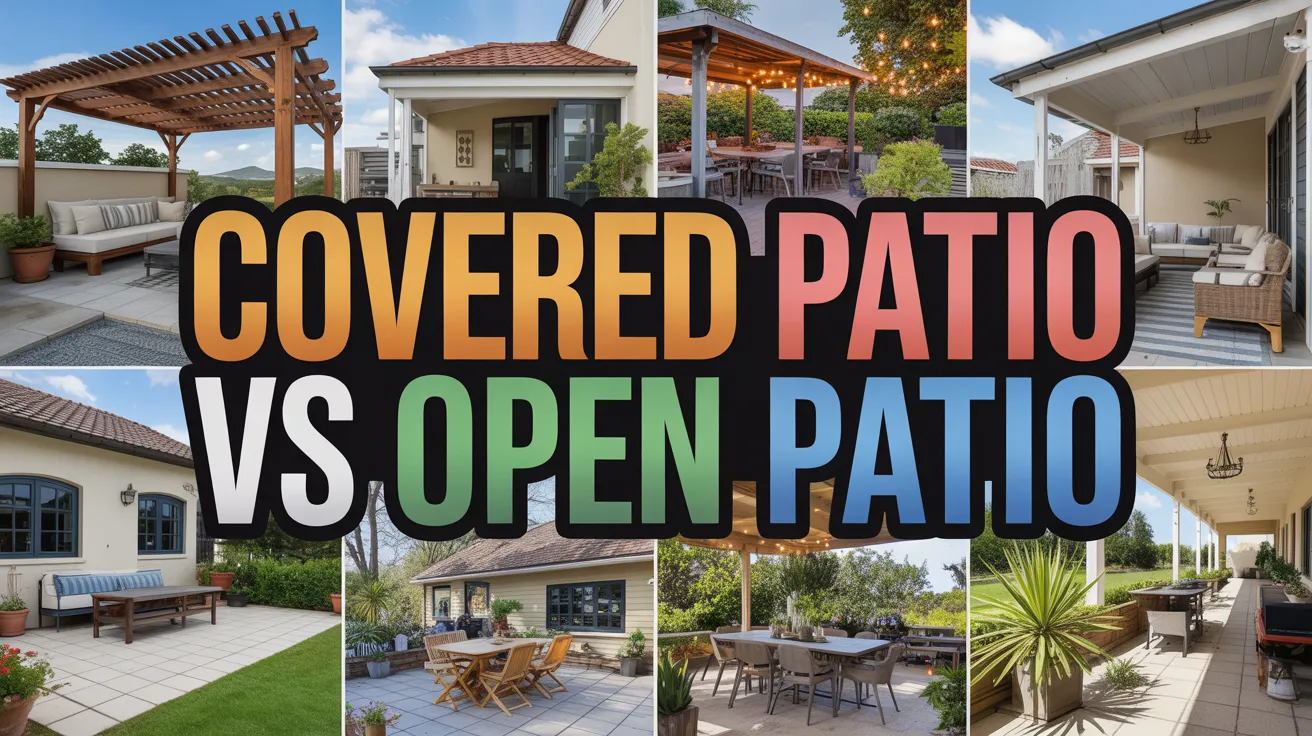 Covered Patio vs Open Patio