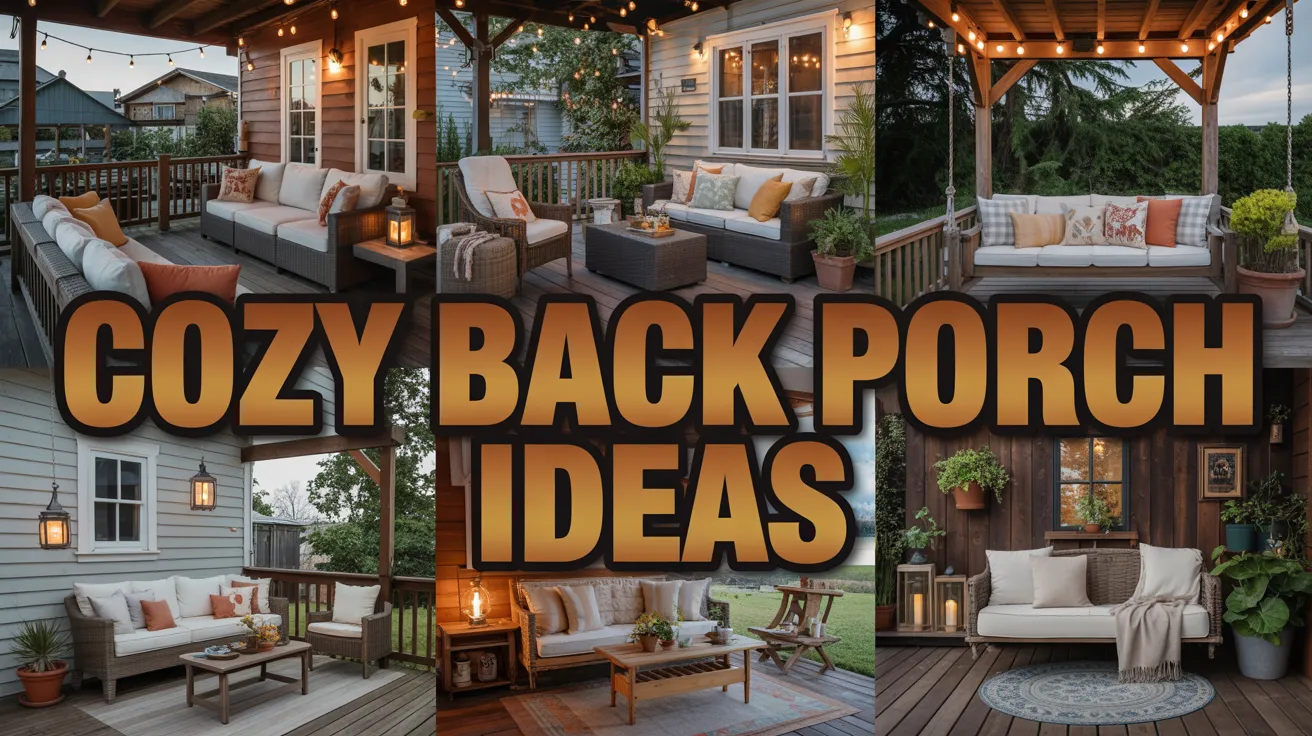 Cozy Back Porch Ideas