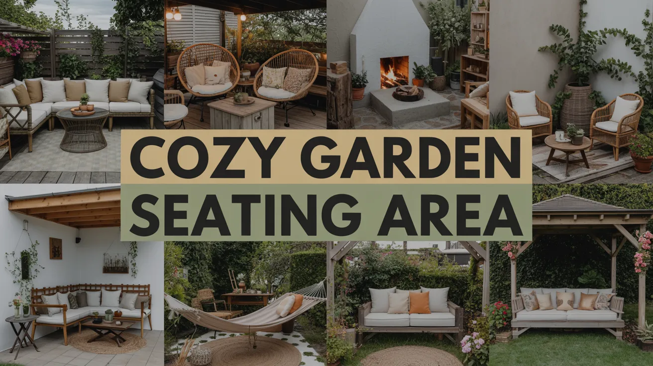 Cozy Garden Seating Area