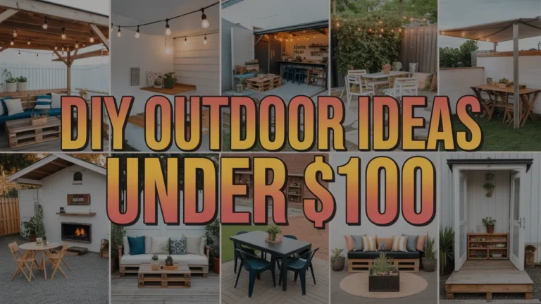 DIY Outdoor Ideas Under $100