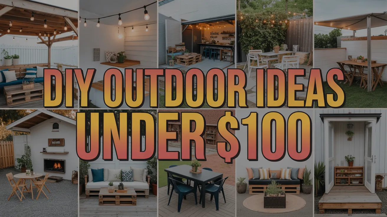 DIY Outdoor Ideas Under $100