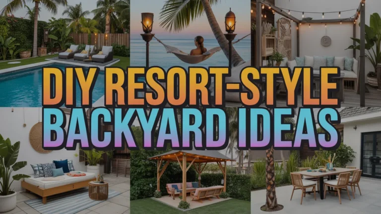 DIY Resort-Style Backyard Ideas