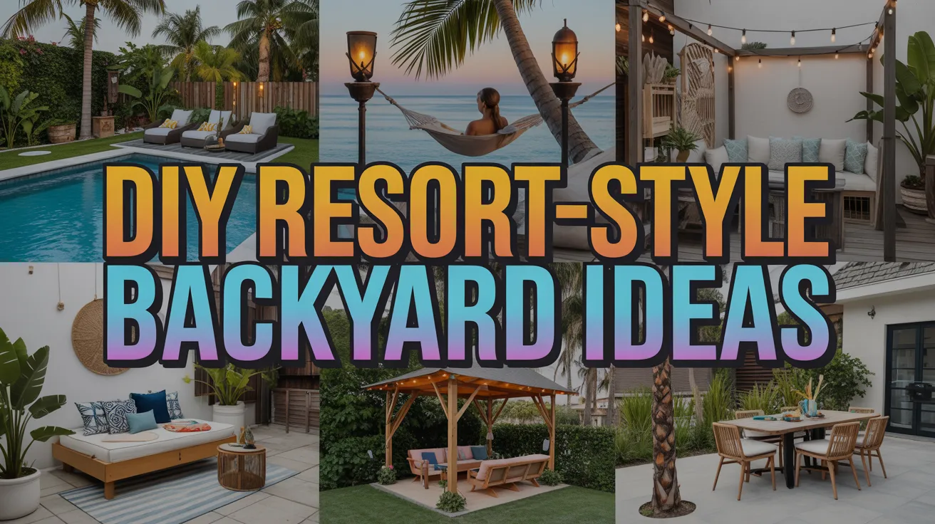 DIY Resort-Style Backyard Ideas