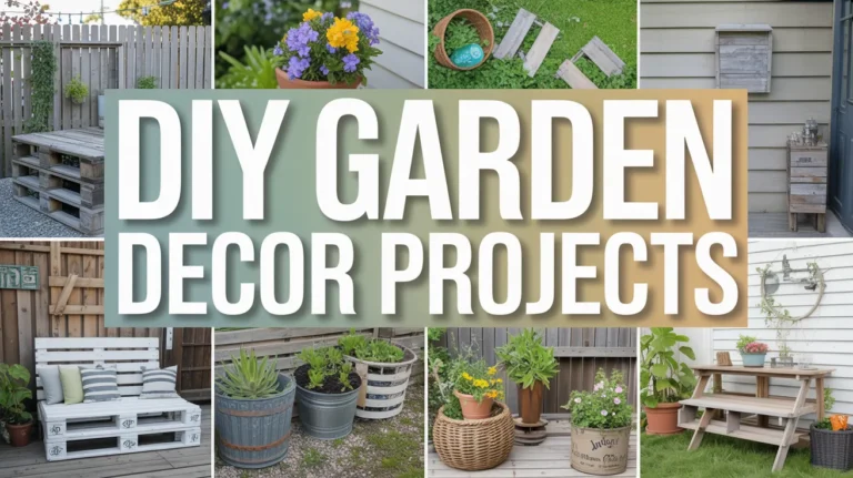 DIY garden decor projects