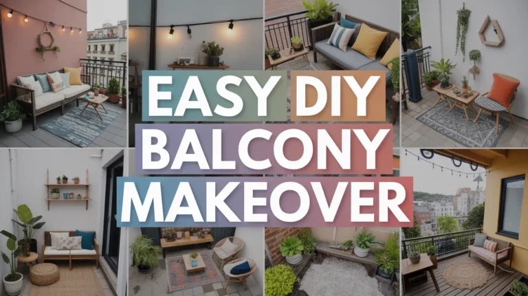 Easy DIY Balcony Makeover