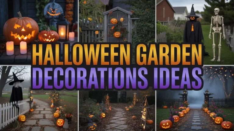 Halloween garden decorations