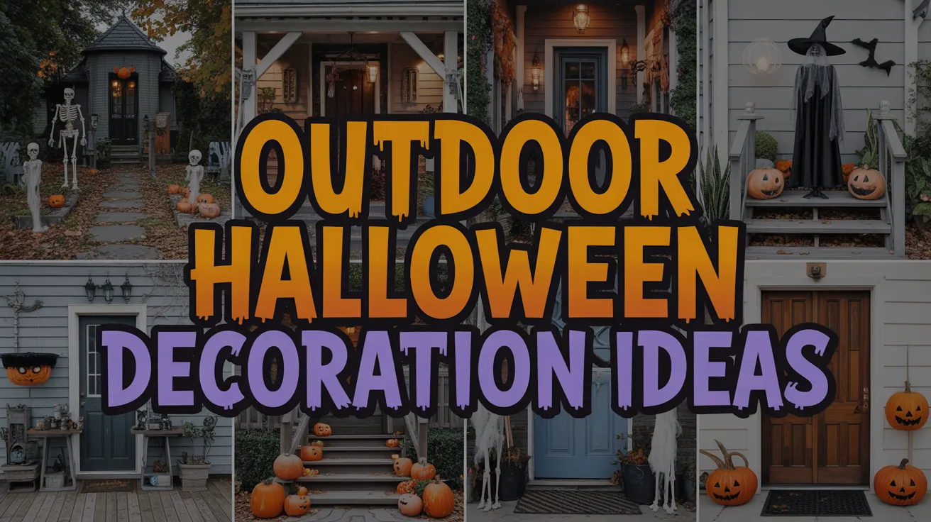Halloween outdoor decorations