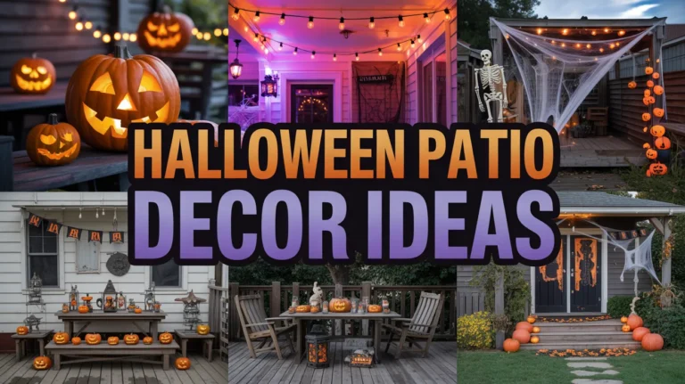 Halloween patio decor ideas