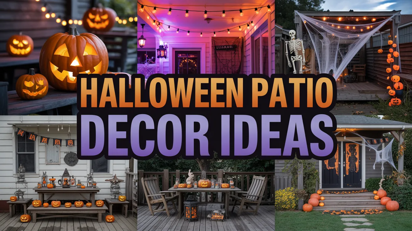 Halloween patio decor ideas