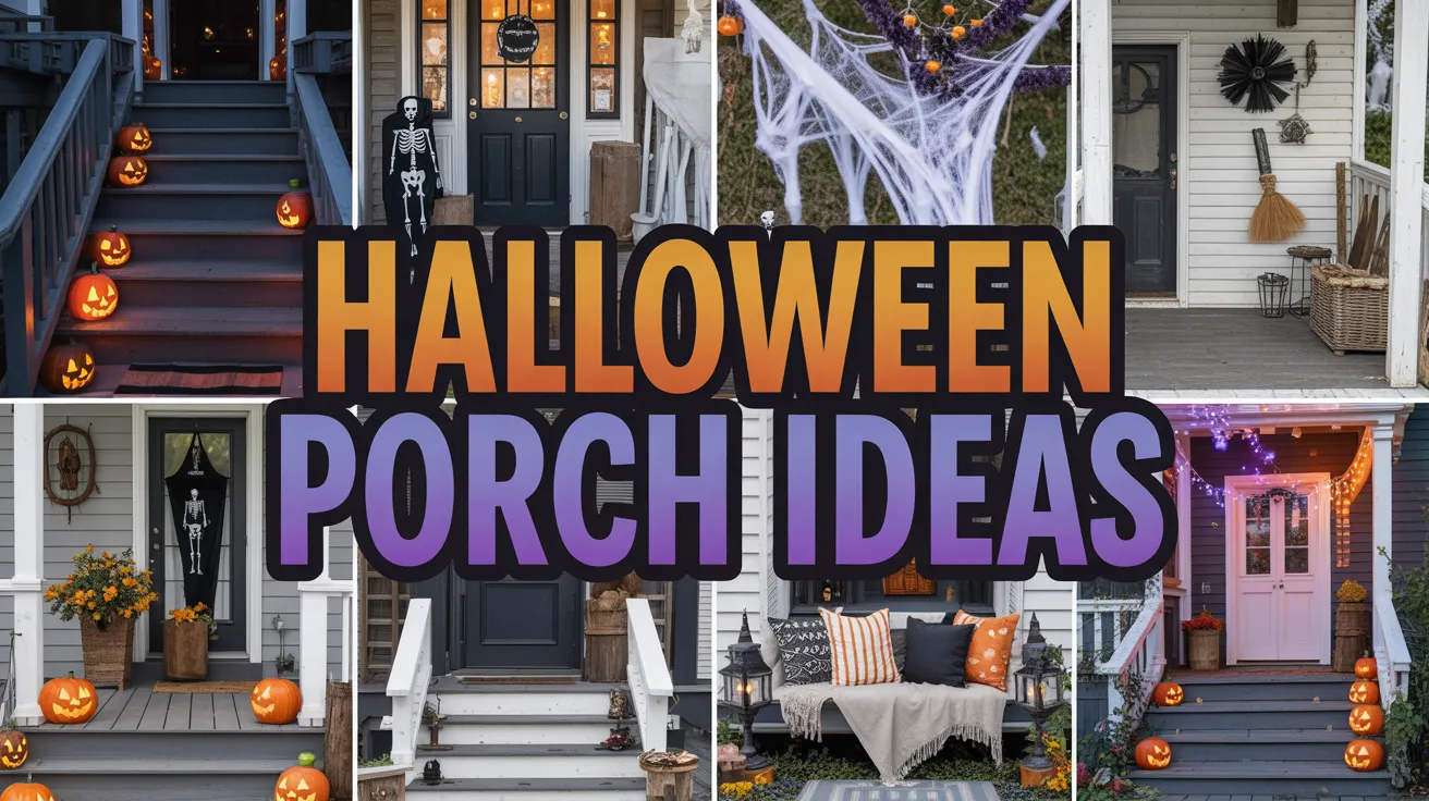Halloween porch ideas