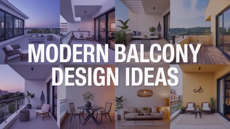 Modern Balcony Design Ideas