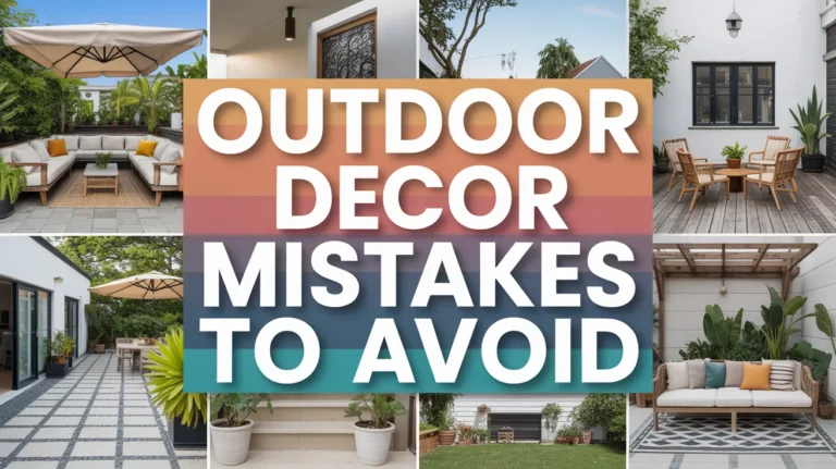 Outdoor Decor Mistakes