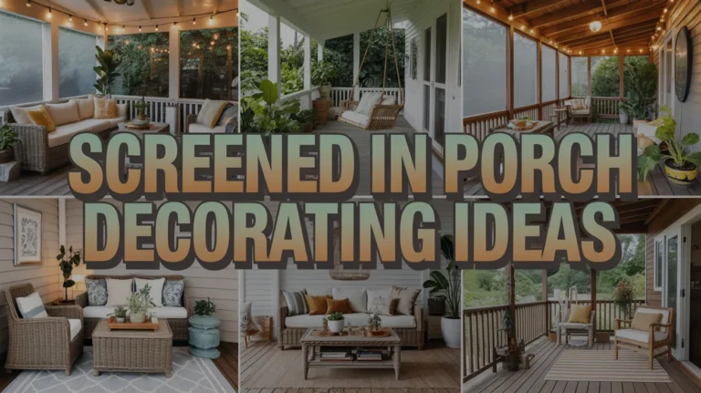 Screened In Porch Decorating Ideas