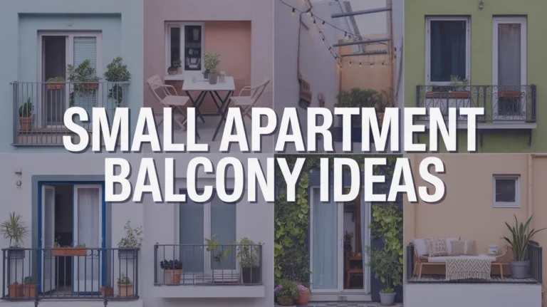 Small Apartment Balcony Ideas