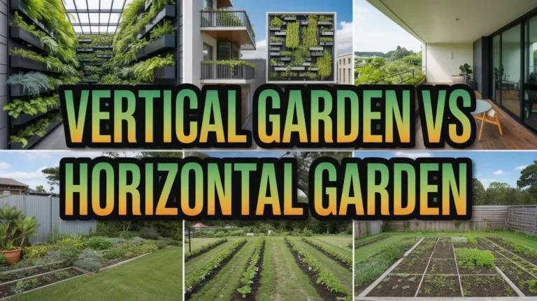 Vertical Garden vs Horizontal Garden