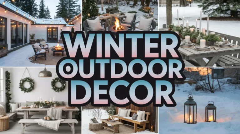 Winter Outdoor Decor