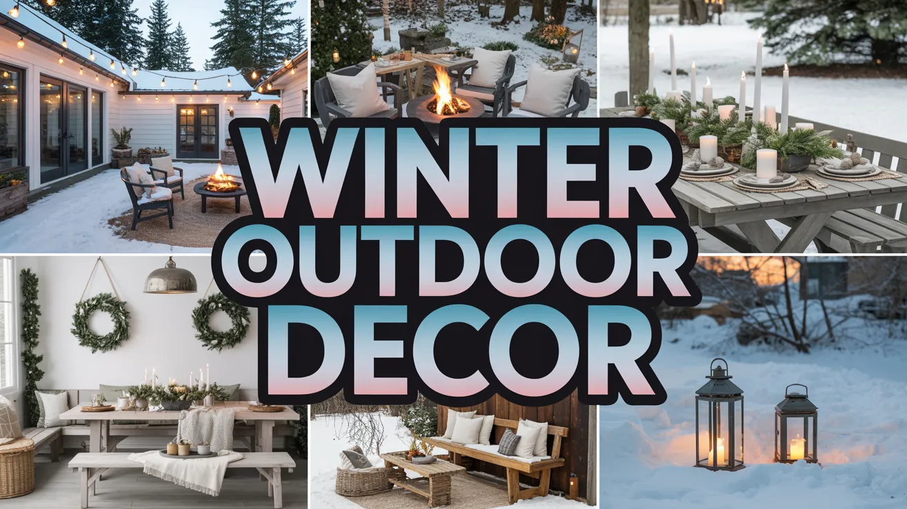 Winter Outdoor Decor