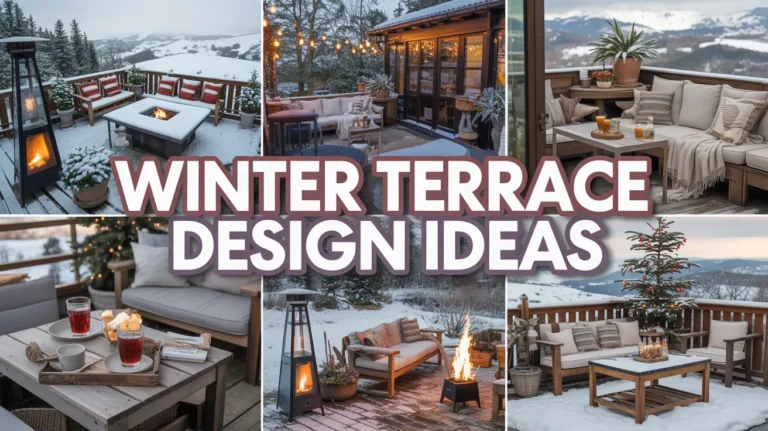 Winter Terrace Design Ideas
