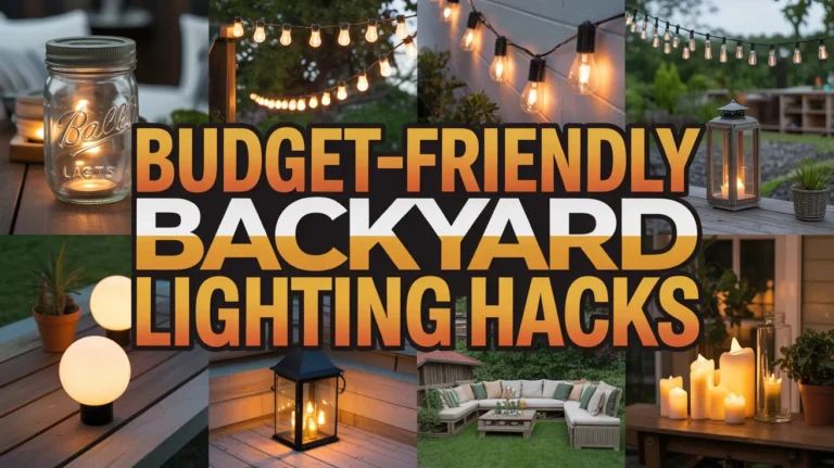 backyard lighting hacks