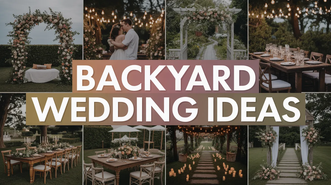 backyard wedding ideas