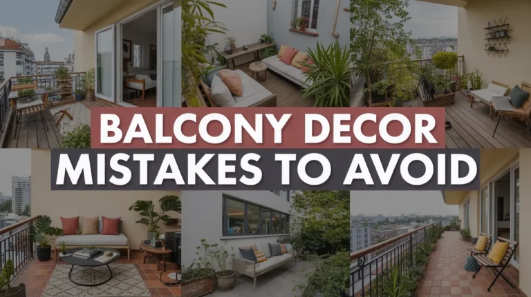 balcony decor mistakes to avoid