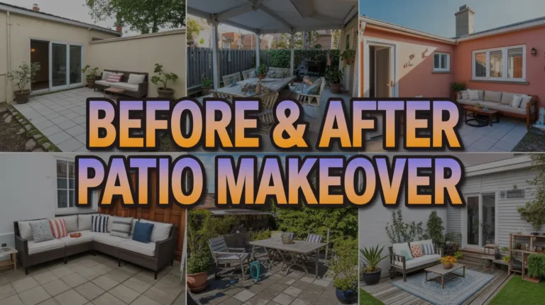 before & after patio makeovers