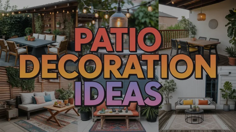 patio decorating ideas
