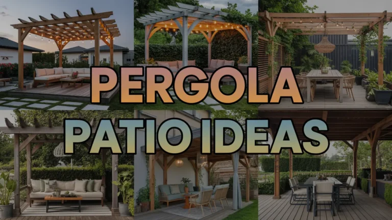 pergola patio ideas