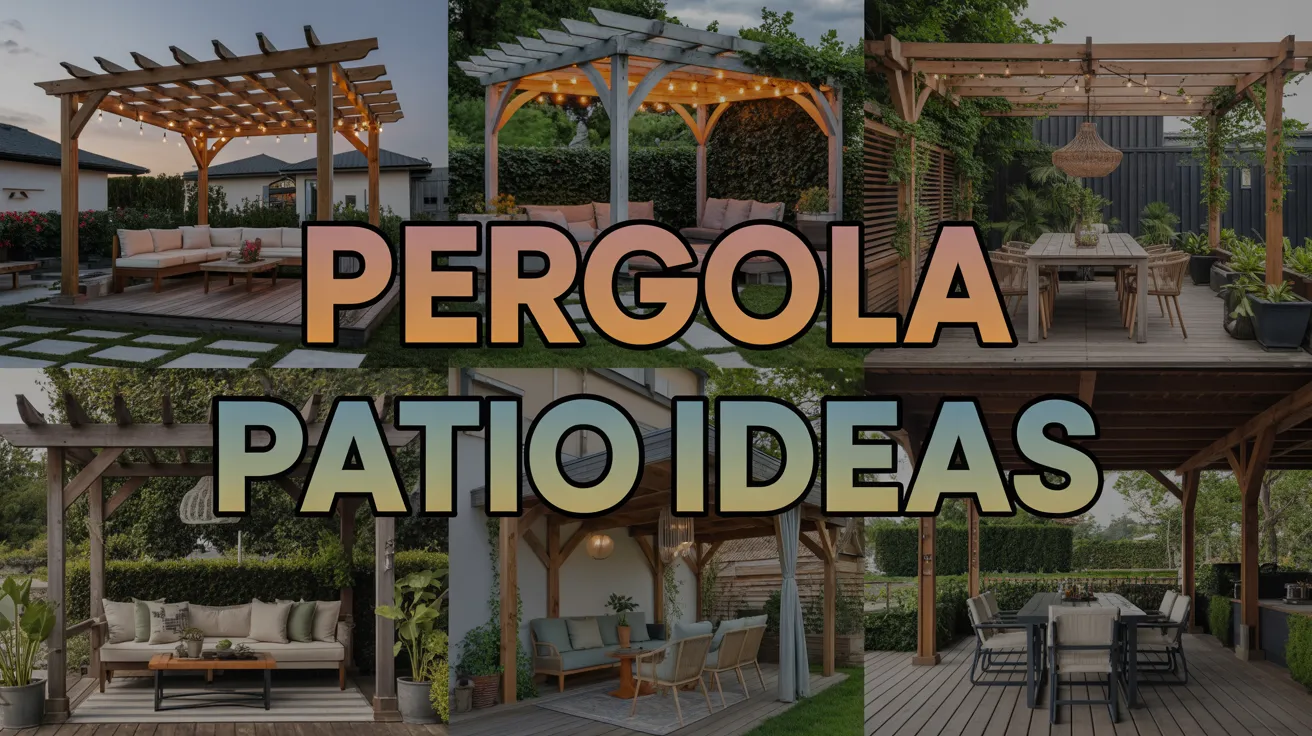 pergola patio ideas