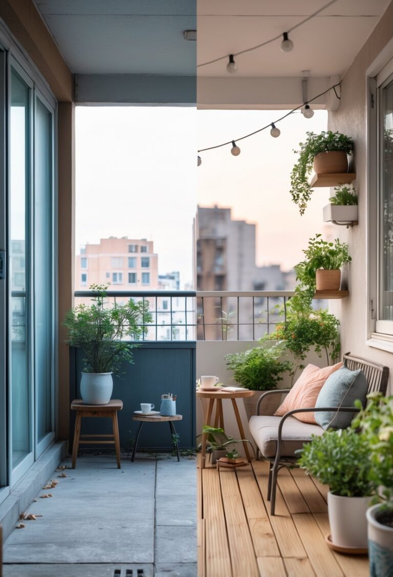 Easy DIY Balcony Makeover (Before & After Results)