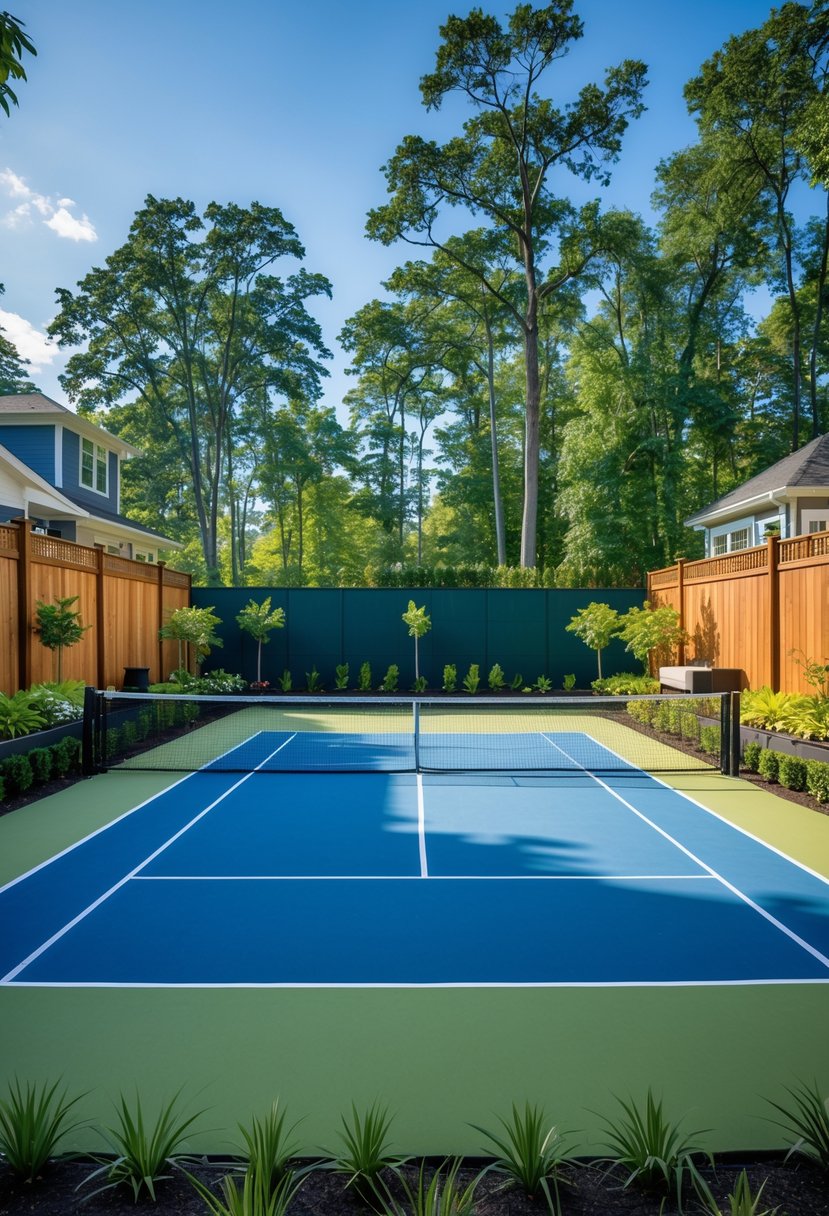 How We Transformed Our Backyard Into A Private Tennis Court How We Transformed Our Backyard Into A Private Tennis Court