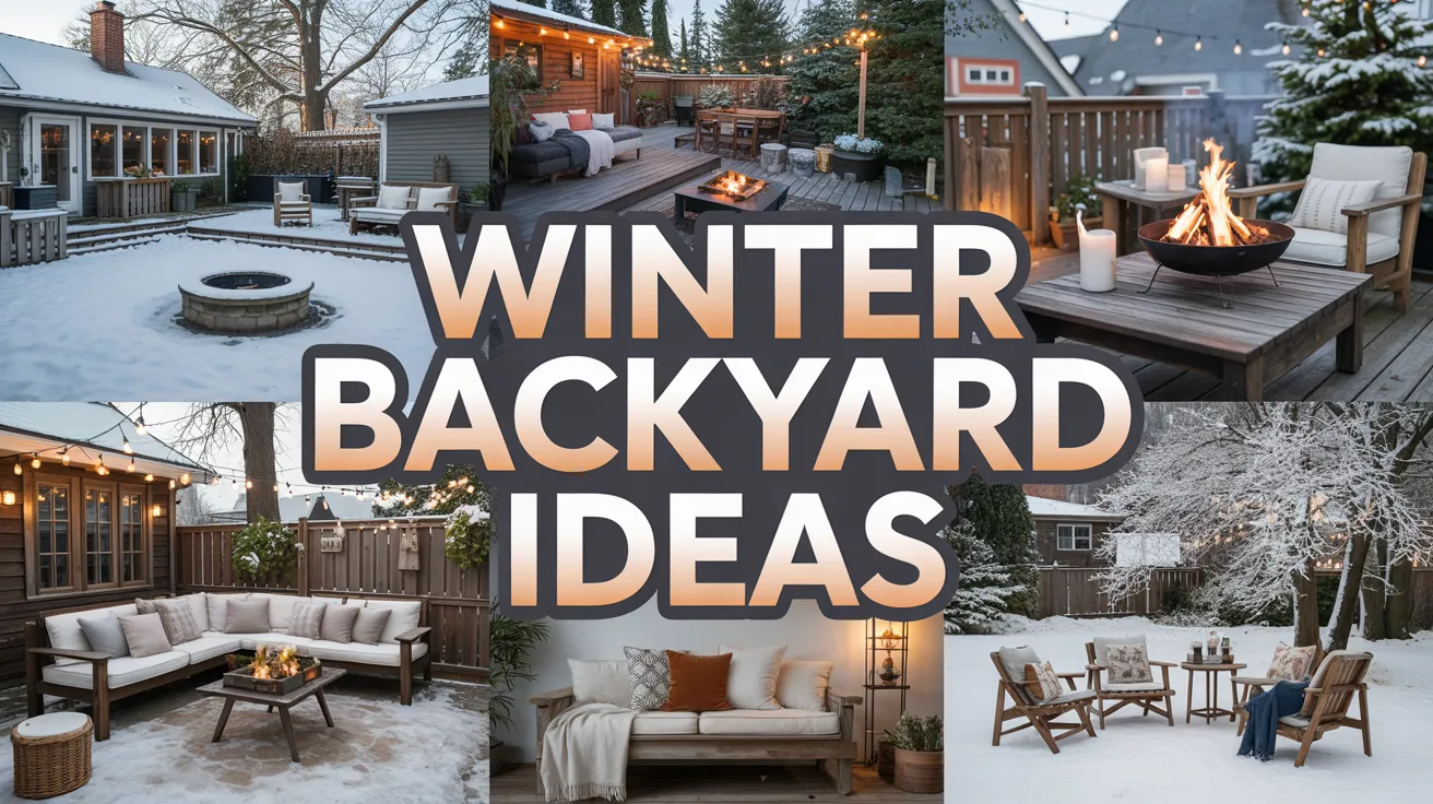 winter backyard ideas