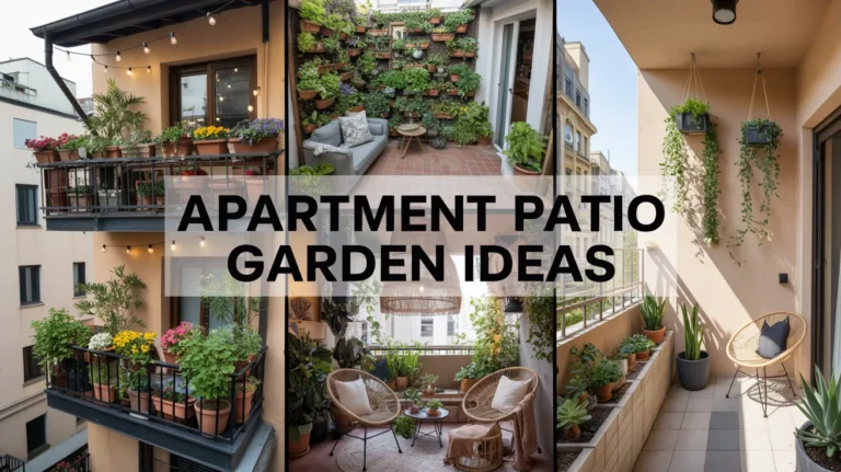 Apartment Patio Garden Ideas