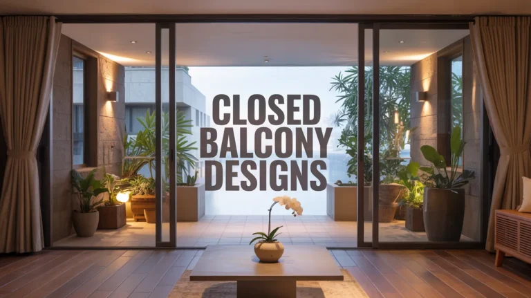 Closed Balcony Designs