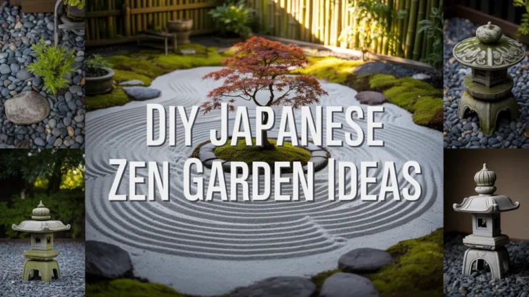 DIY Japanese Zen garden ideas