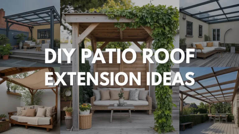DIY Patio Roof Extension Ideas