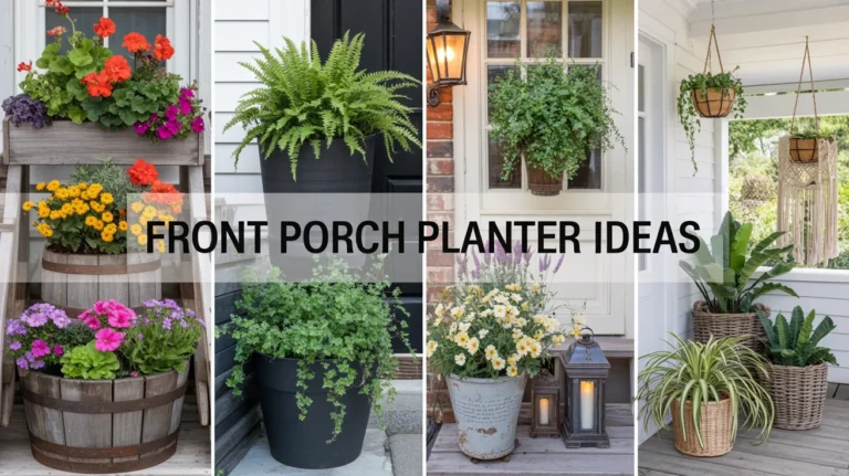 Front Porch Planter Ideas