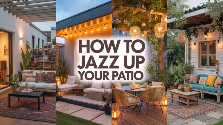 How to Jazz Up Your Patio