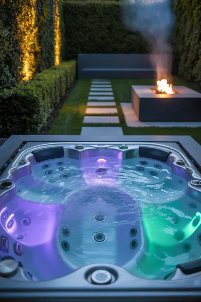 Jacuzzi with LED Mood Lighting