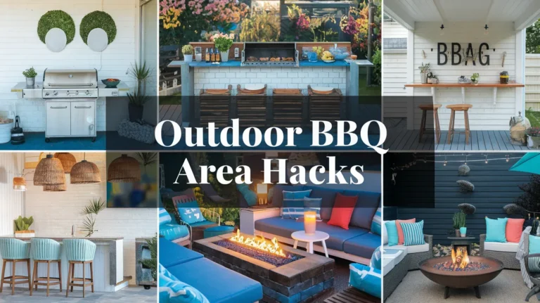Outdoor BBQ Area Hacks