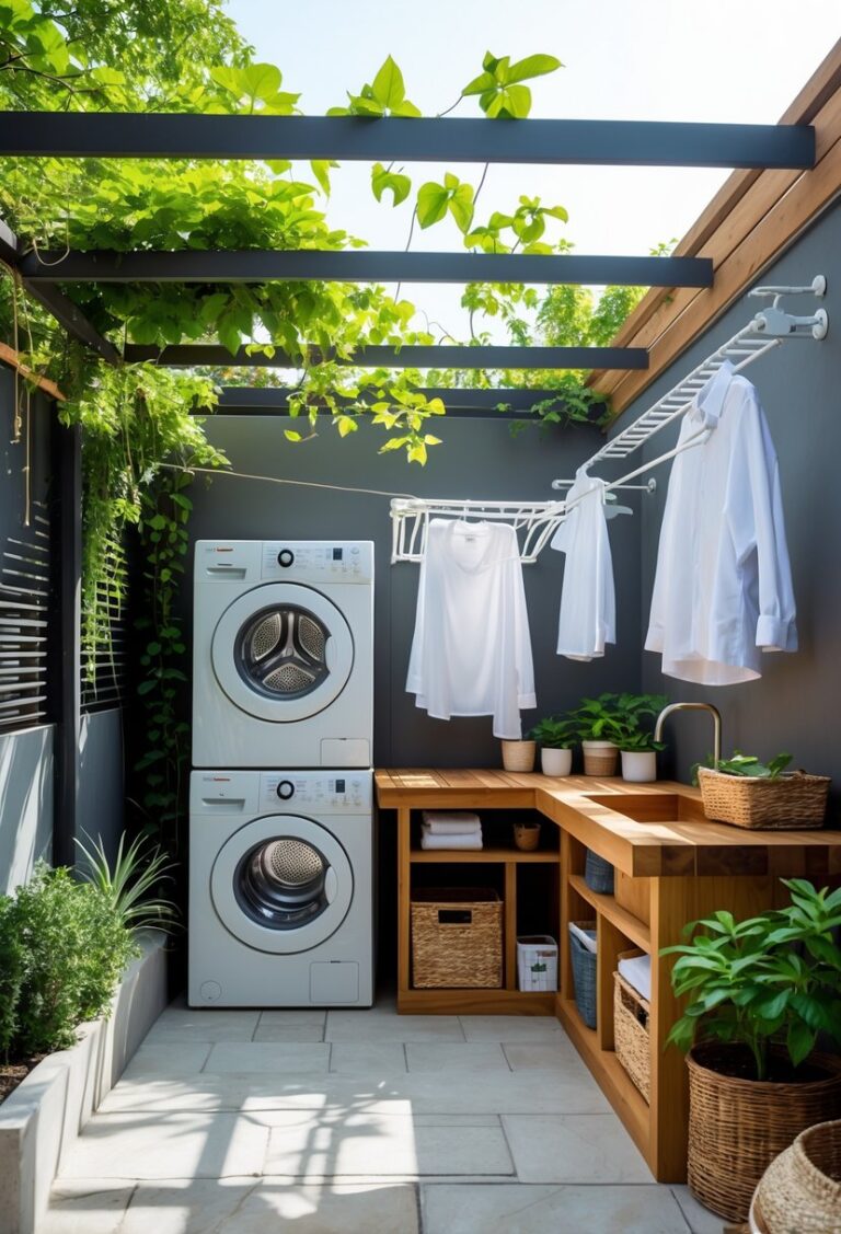 12 Clever Outdoor Laundry Room Ideas for Small Homes to Maximize Space ...
