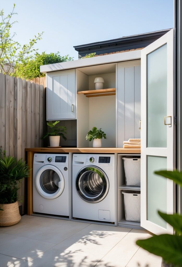 12 Clever Outdoor Laundry Room Ideas for Small Homes to Maximize Space ...