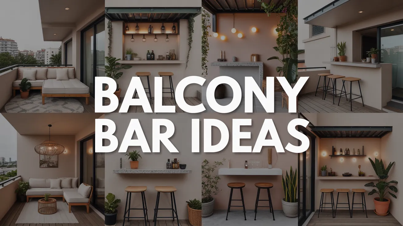 Balcony Bar Ideas