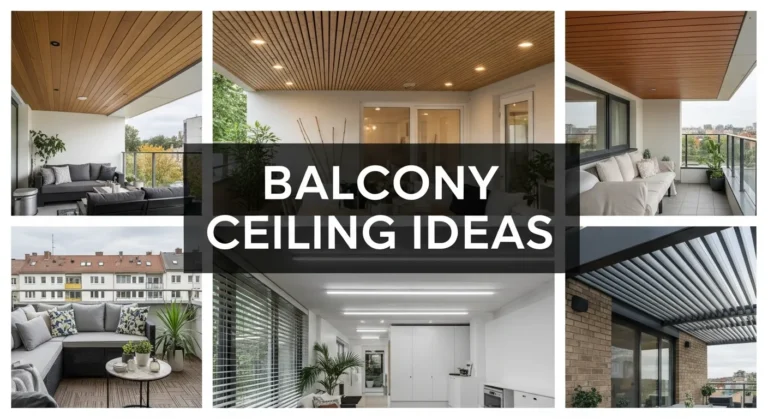 Balcony Ceiling Ideas